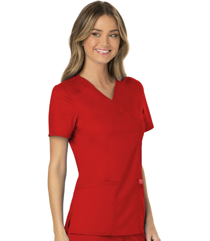 Revolution Mock Wrap Scrub Top