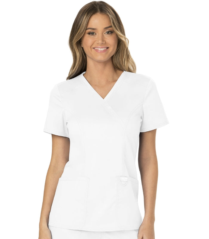 Revolution Mock Wrap Scrub Top