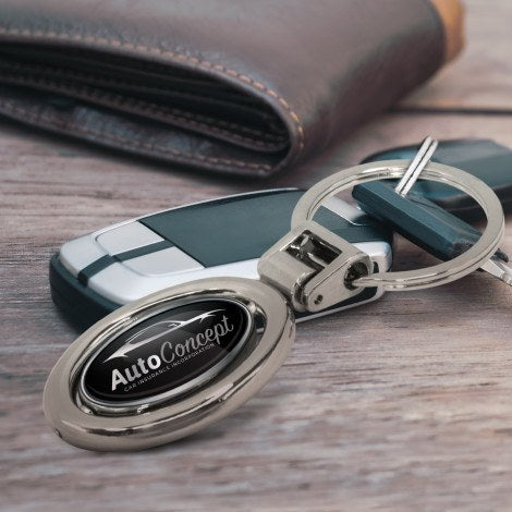 Spinning Metal Key Ring - Uniforms and Workwear NZ - Ticketwearconz