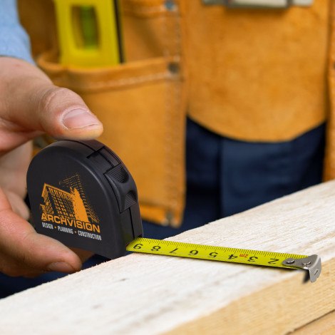 Locking Tape Measure - Uniforms and Workwear NZ - Ticketwearconz