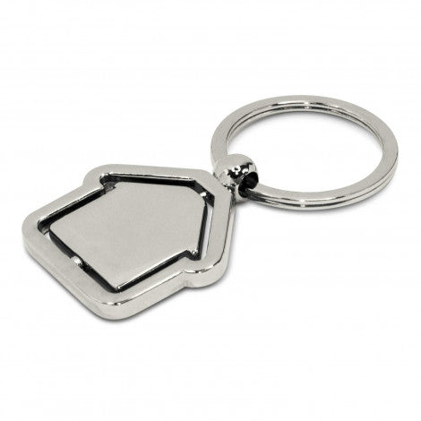 Spinning House Metal Key Ring - Uniforms and Workwear NZ - Ticketwearconz