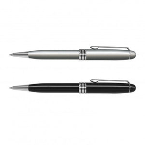 trends-collection-supreme-metal-pen-107045-matt-silver-satin-black