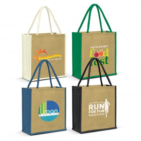 Lanza Jute Tote Bag - Uniforms and Workwear NZ - Ticketwearconz