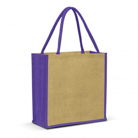 Monza Jute Tote Bag - Uniforms and Workwear NZ - Ticketwearconz