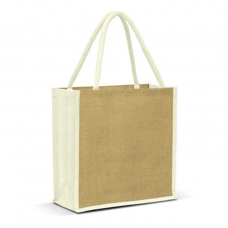 Monza Jute Tote Bag - Uniforms and Workwear NZ - Ticketwearconz