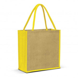 Monza Jute Tote Bag - Uniforms and Workwear NZ - Ticketwearconz