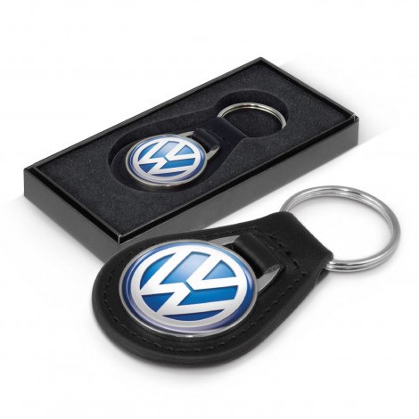 Baron Leather Key Ring - Round - Uniforms and Workwear NZ - Ticketwearconz