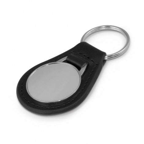 Baron Leather Key Ring - Round - Uniforms and Workwear NZ - Ticketwearconz