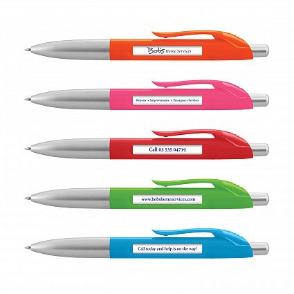 Spin Message Pen - Uniforms and Workwear NZ - Ticketwearconz