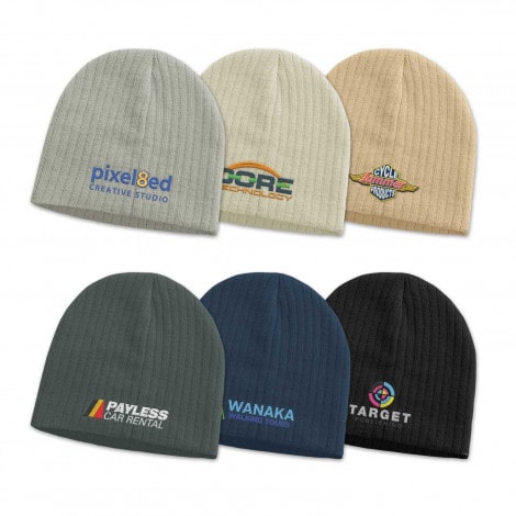 Nebraska Cable Knit Beanie - Uniforms and Workwear NZ - Ticketwearconz