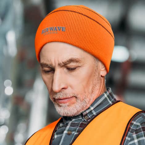 Commando Hi Vis Beanie - Uniforms and Workwear NZ - Ticketwearconz