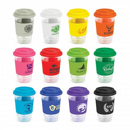 Aztec Double Wall Glass Cup - 350ml - Uniforms and Workwear NZ - Ticketwearconz