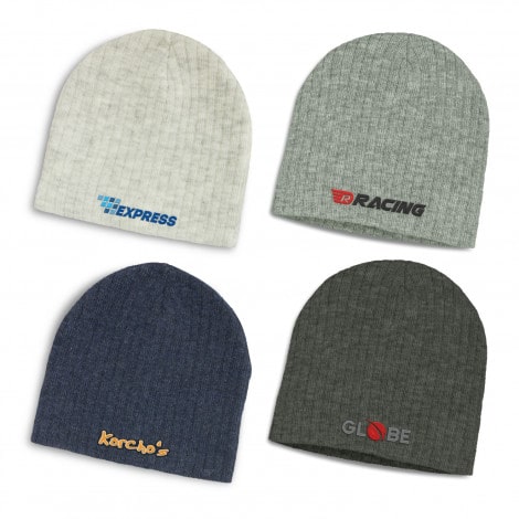 Nebraska Heather Knit Beanie - Uniforms and Workwear NZ - Ticketwearconz