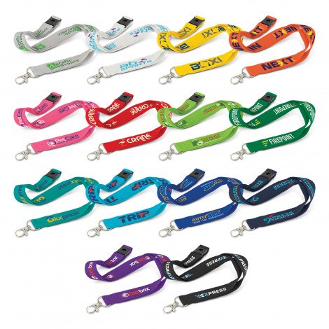 Glow In The Dark Lanyard - 20mm - Uniforms and Workwear NZ - Ticketwearconz