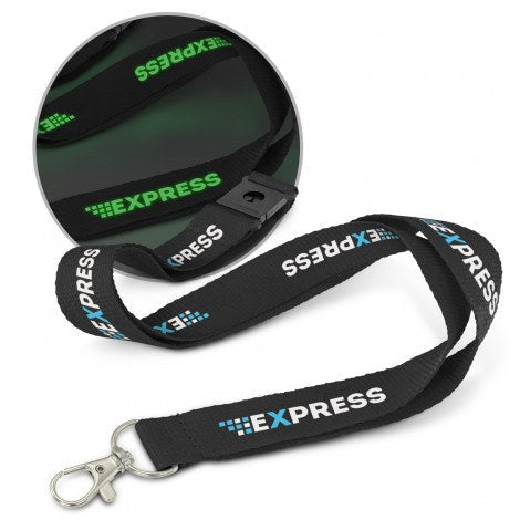 Glow In The Dark Lanyard - 20mm - Uniforms and Workwear NZ - Ticketwearconz