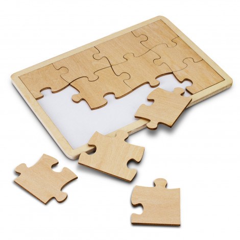 Wooden 12 Piece Puzzle - Uniforms and Workwear NZ - Ticketwearconz