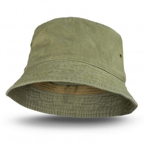 Stone Washed Bucket Hat - Uniforms and Workwear NZ - Ticketwearconz