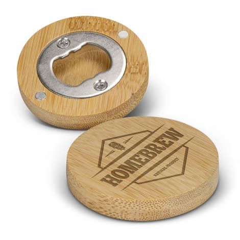 Bamboo Bottle Opener - Uniforms and Workwear NZ - Ticketwearconz