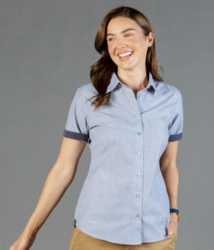 Smith End on End Short Sleeve Womens Shirt-1253whs