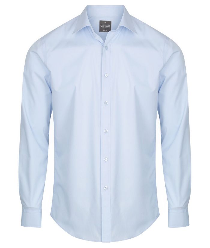 Nicholson Slim Fit, Mens Long Sleeve Shirt - Uniforms and Workwear NZ - Ticketwearconz