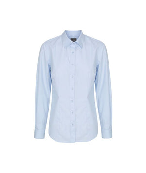 Nicholson Premium Poplin, Womens Long Sleeve Shirt - Uniforms and Workwear NZ - Ticketwearconz