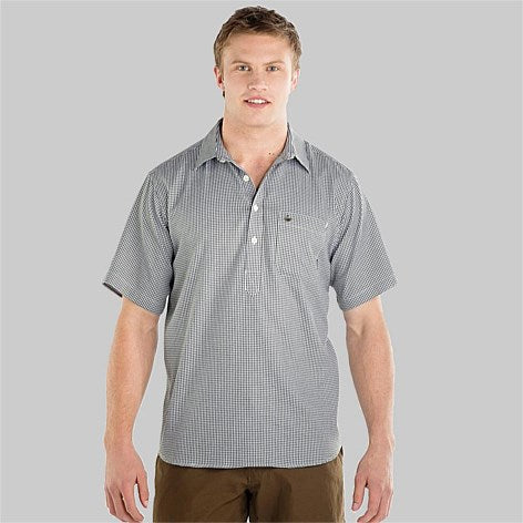 Paihia Mens Short Sleeve Cotton Shirt - Uniforms and Workwear NZ - Ticketwearconz