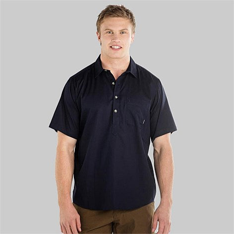 Paihia Mens Short Sleeve Cotton Shirt - Uniforms and Workwear NZ - Ticketwearconz