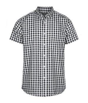 Degraves Royal Oxford Check Short Sleeve Mens Shirt - Uniforms and Workwear NZ - Ticketwearconz