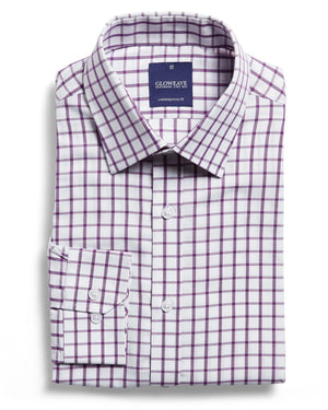 Oxford Check Mens L/S Shirt - Uniforms and Workwear NZ - Ticketwearconz