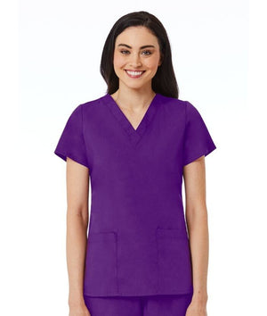 scrub-top-tops-eggplant-maevn-dentist-doctor-nurse-vets