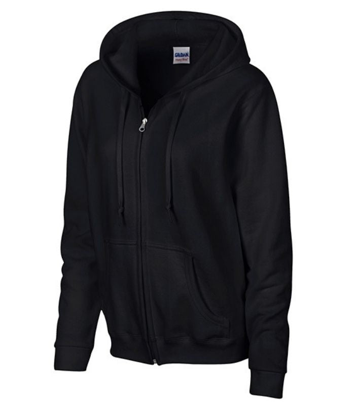 Gildan Ladies Semi-fitted, Heavy Blend, Full Zip Hoodie - Uniforms and Workwear NZ - Ticketwearconz