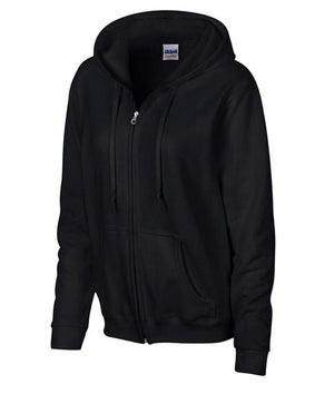 Gildan Ladies Semi-fitted, Heavy Blend, Full Zip Hoodie - Uniforms and Workwear NZ - Ticketwearconz