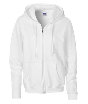 Gildan Ladies Semi-fitted, Heavy Blend, Full Zip Hoodie - Uniforms and Workwear NZ - Ticketwearconz