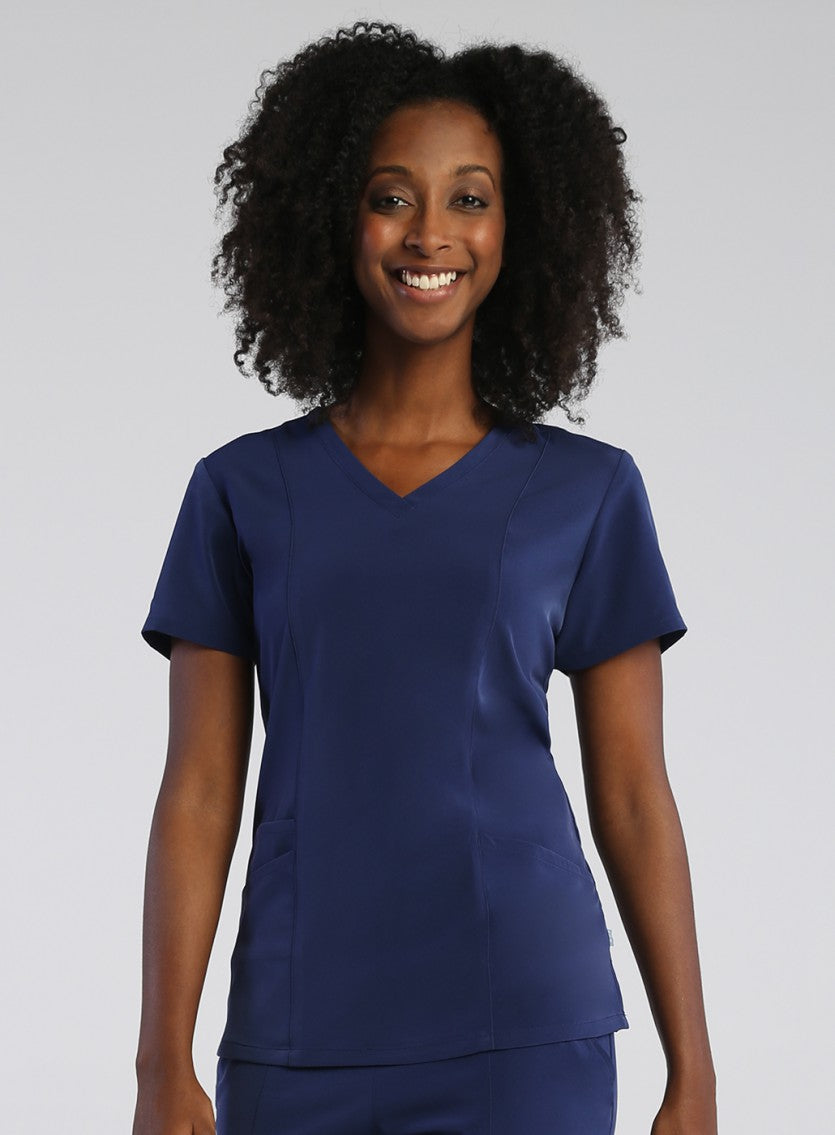 Pure 3-Panel, V-neck Top - Uniforms and Workwear NZ - Ticketwearconz