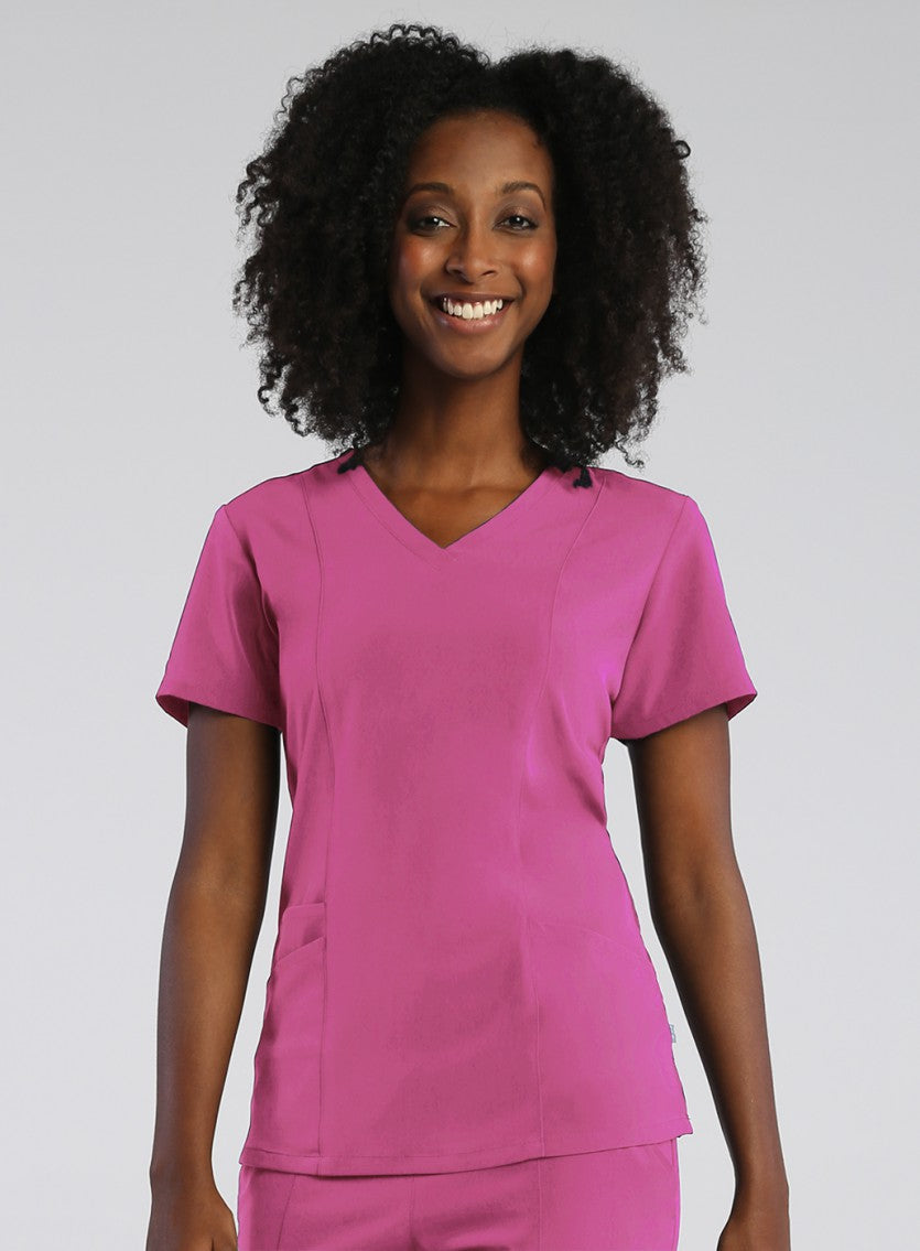 Pure 3-Panel, V-neck Top - Uniforms and Workwear NZ - Ticketwearconz