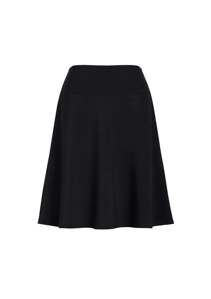 Womens Bandless Flared Skirt - Uniforms and Workwear NZ - Ticketwearconz