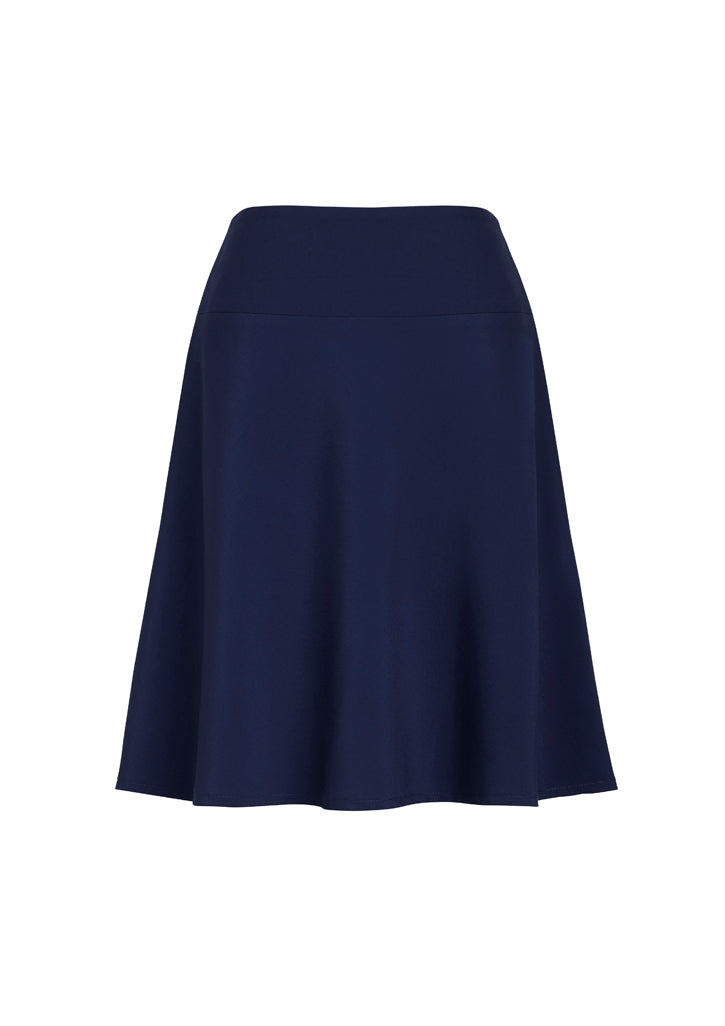 Womens Bandless Flared Skirt - Uniforms and Workwear NZ - Ticketwearconz