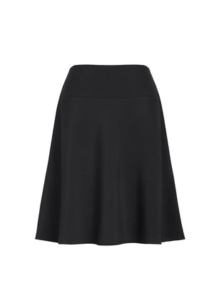 Womens Bandless Flared Skirt - Uniforms and Workwear NZ - Ticketwearconz