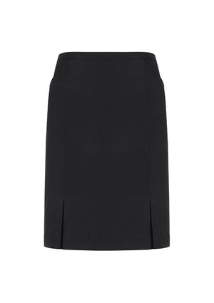 Womens Front Pleat Detail Straight Skirt - Uniforms and Workwear NZ - Ticketwearconz