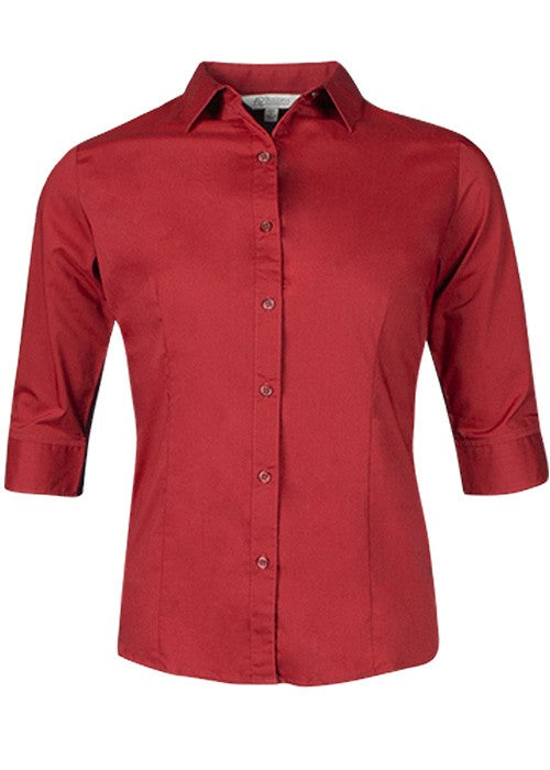 Lady Mosman 3/4 Sleeve Shirt - Uniforms and Workwear NZ - Ticketwearconz