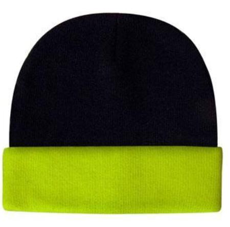 Luminescent Acrylic Safety Beanie - Uniforms and Workwear NZ - Ticketwearconz