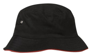 Brushed Sports Twill Bucket Hat - Uniforms and Workwear NZ - Ticketwearconz