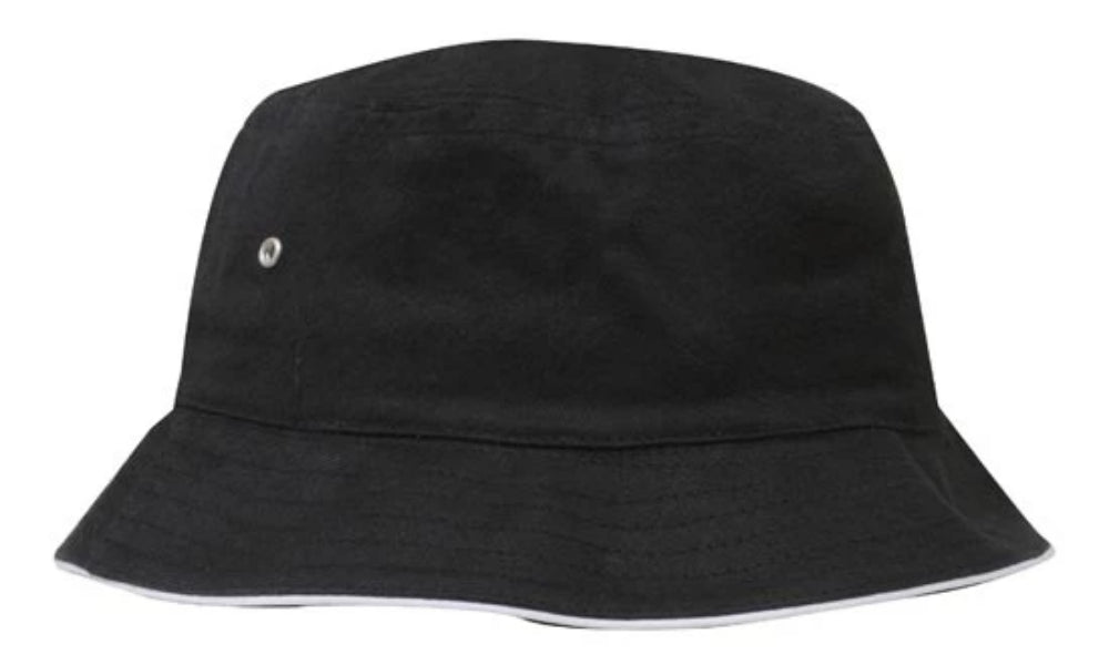 Brushed Sports Twill Bucket Hat - Uniforms and Workwear NZ - Ticketwearconz