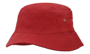 Brushed Sports Twill Bucket Hat - Uniforms and Workwear NZ - Ticketwearconz