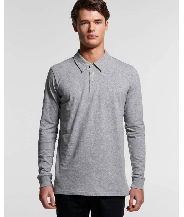 grey-marle-5404-mens-chad-polo-100_-long-sleeve-cotton-polo