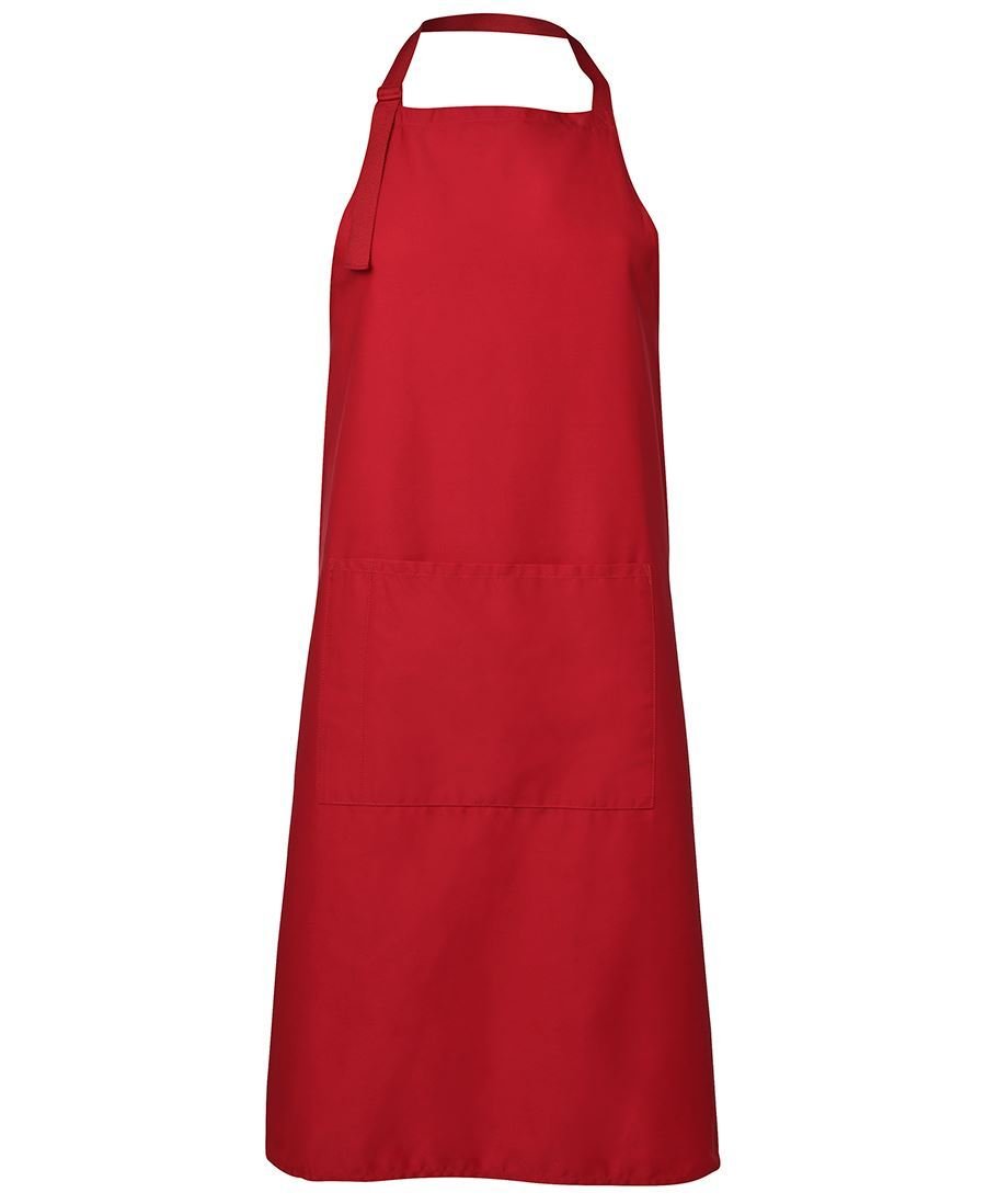 jb's-apron-bib-aprons-nz-full-pocket-red-black-polycotton-cafe-kitchen-chefs