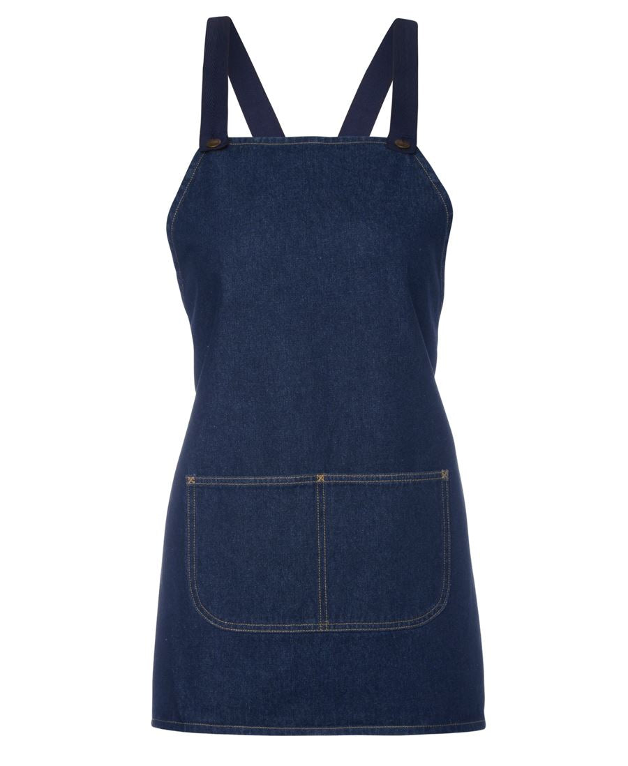 Cross Back Denim Apron