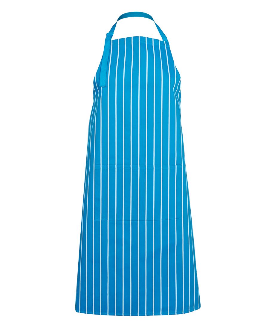 Bib Striped Apron - With Pocket