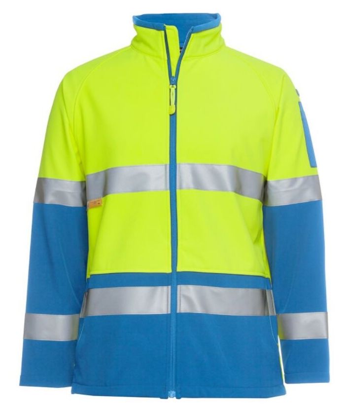 Hi Vis (D+N) Softshell Jacket - Uniforms and Workwear NZ - Ticketwearconz