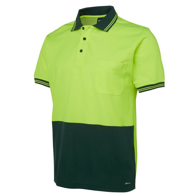 Hi Vis Cotton Back Polo - Uniforms and Workwear NZ - Ticketwearconz